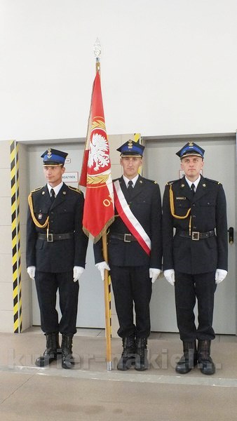 Uroczysty apel w Komendzie Powiatowej PSP w Nakle nad Notecią