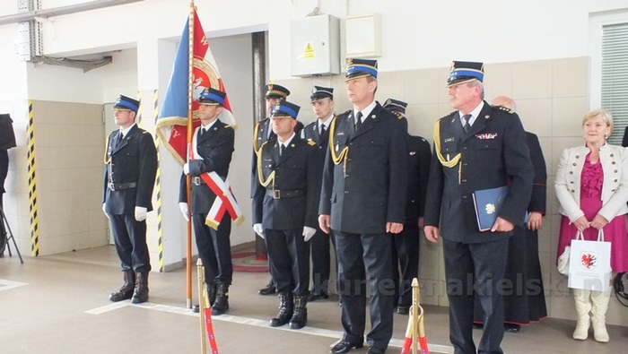 Uroczysty apel w Komendzie Powiatowej PSP w Nakle nad Notecią