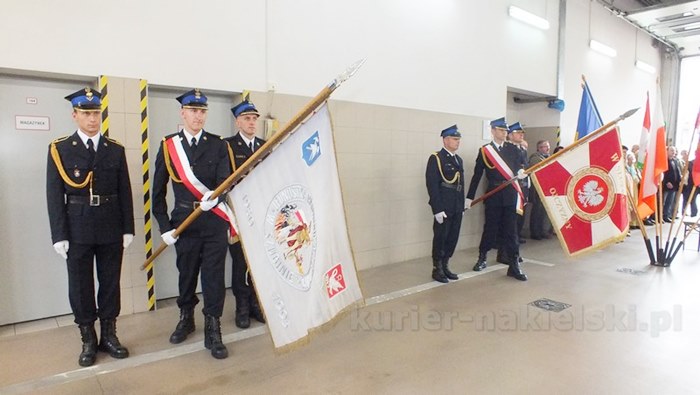 Uroczysty apel w Komendzie Powiatowej PSP w Nakle nad Notecią