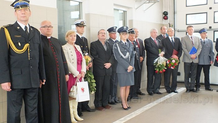 Uroczysty apel w Komendzie Powiatowej PSP w Nakle nad Notecią