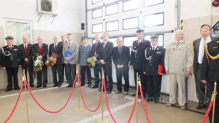 Uroczysty apel w Komendzie Powiatowej PSP w Nakle nad Notecią