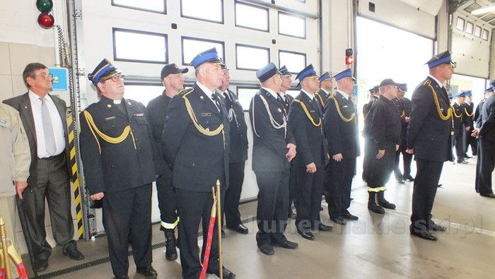 Uroczysty apel w Komendzie Powiatowej PSP w Nakle nad Notecią