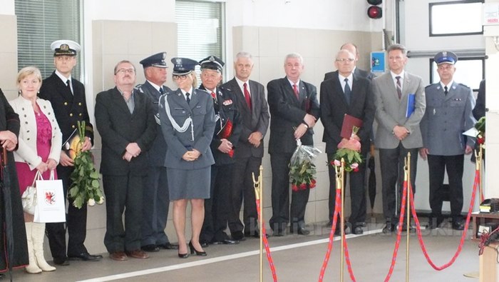 Uroczysty apel w Komendzie Powiatowej PSP w Nakle nad Notecią