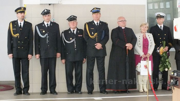 Uroczysty apel w Komendzie Powiatowej PSP w Nakle nad Notecią