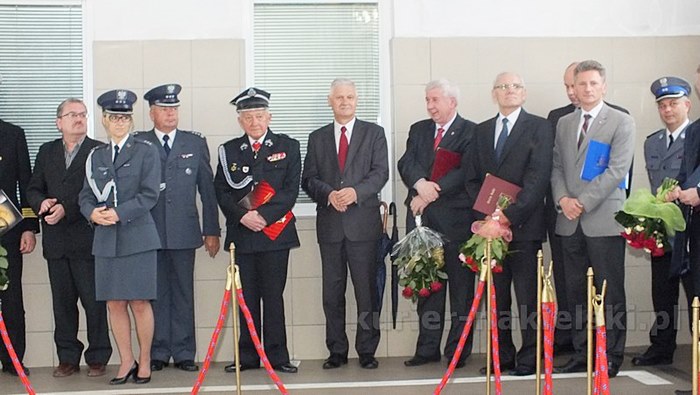 Uroczysty apel w Komendzie Powiatowej PSP w Nakle nad Notecią