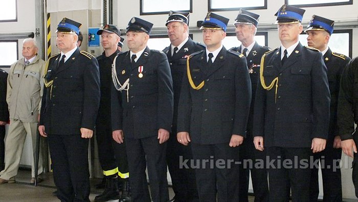 Uroczysty apel w Komendzie Powiatowej PSP w Nakle nad Notecią