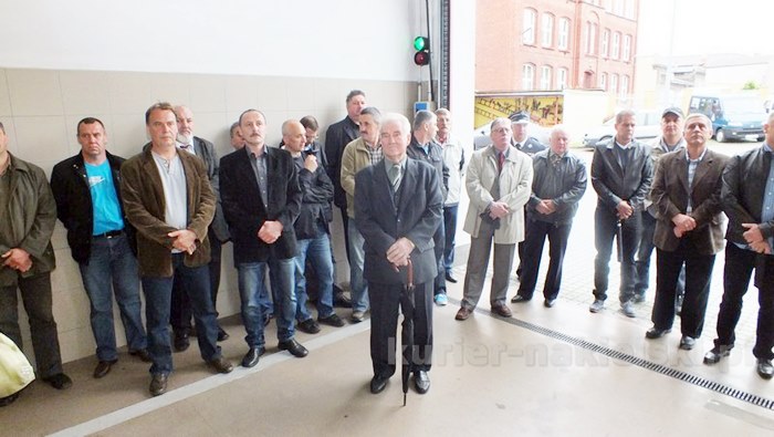 Uroczysty apel w Komendzie Powiatowej PSP w Nakle nad Notecią