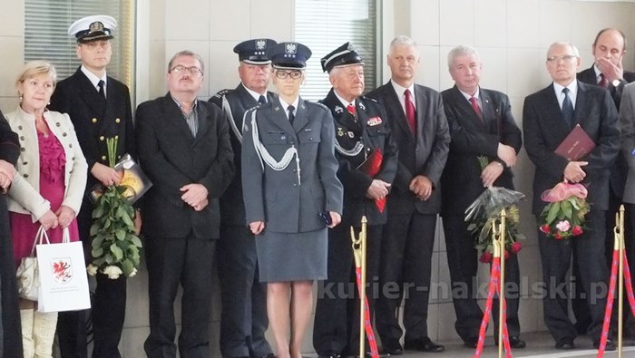 Uroczysty apel w Komendzie Powiatowej PSP w Nakle nad Notecią