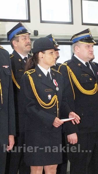 Uroczysty apel w Komendzie Powiatowej PSP w Nakle nad Notecią