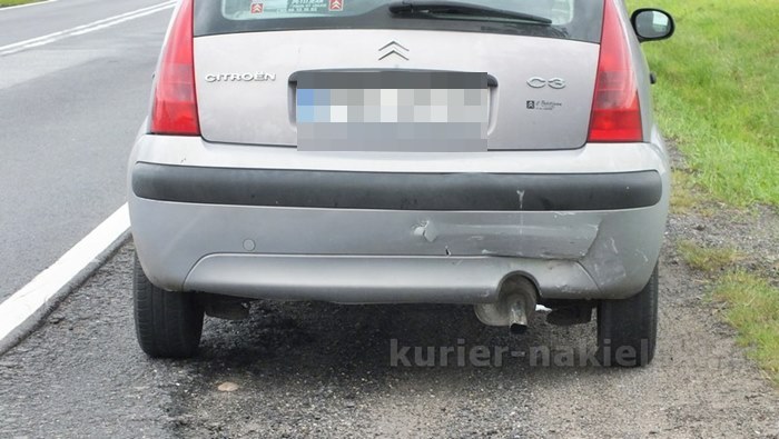 Kolizja z udziałem trzech samochodów na krajowej dziesiątce