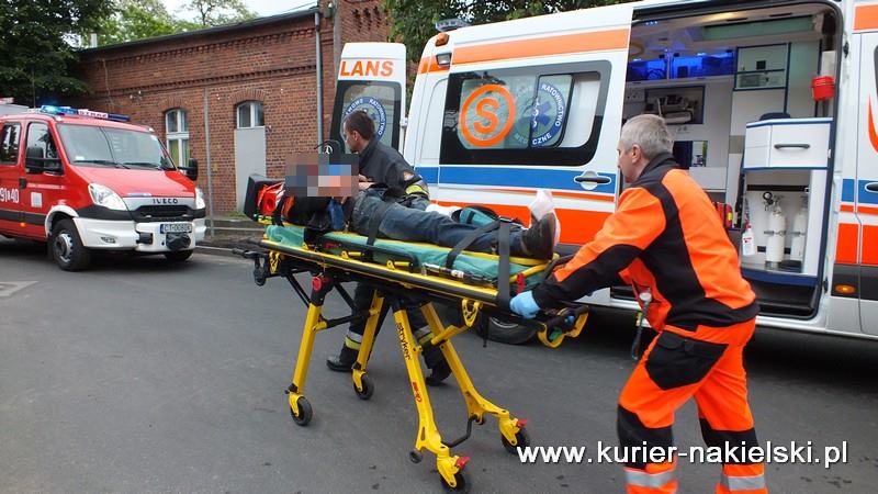 Motorowerzysta uderzył w ogrodzenie