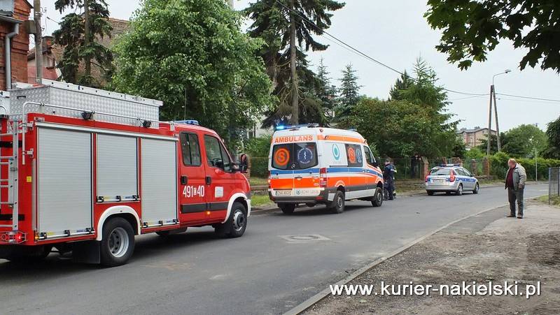 Motorowerzysta uderzył w ogrodzenie