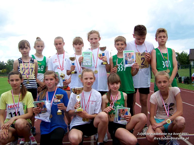 14 medali młodych lekkoatletów UKB Szubin