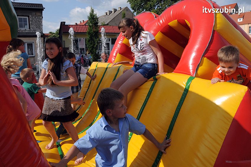 Dzień Dziecka na szubińskim rynku