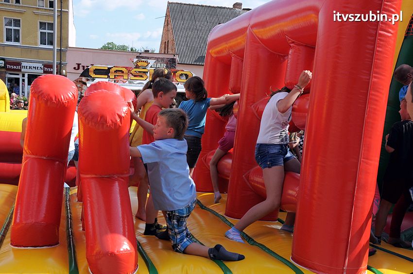 Dzień Dziecka na szubińskim rynku