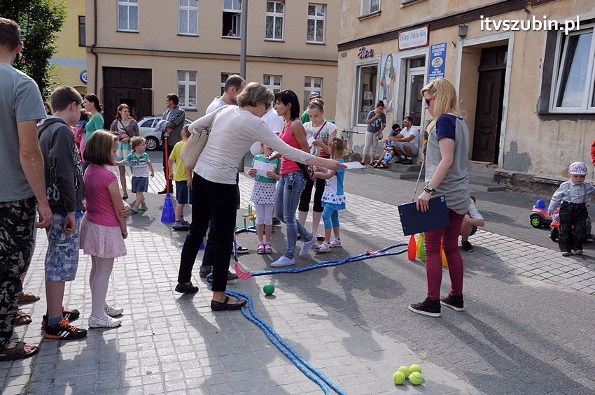 Dzień Dziecka na szubińskim rynku