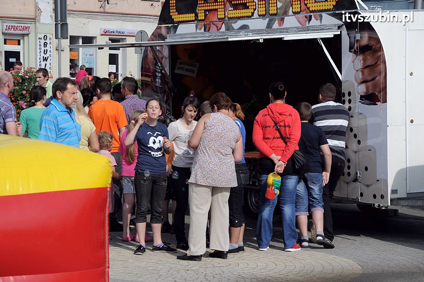 Dzień Dziecka na szubińskim rynku