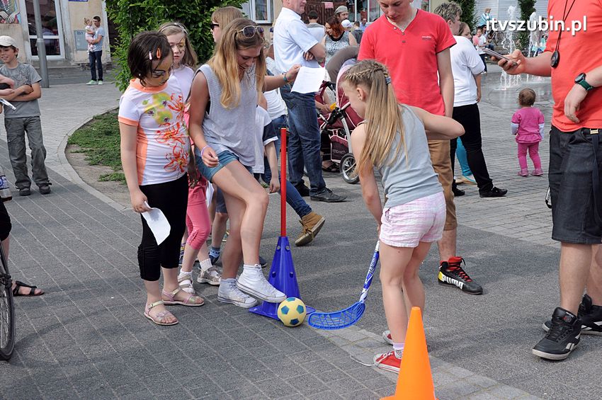 Dzień Dziecka na szubińskim rynku
