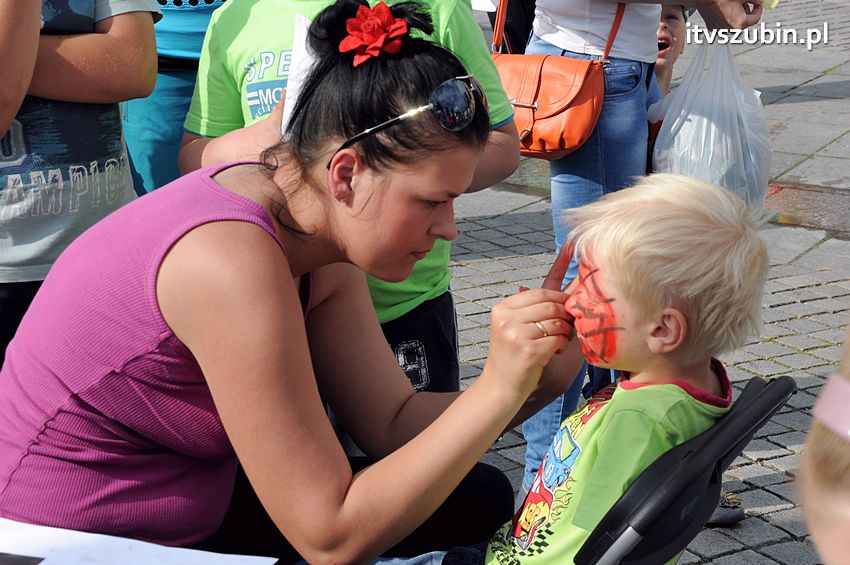 Dzień Dziecka na szubińskim rynku