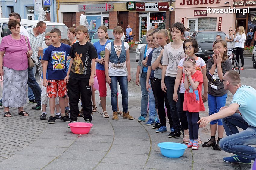 Dzień Dziecka na szubińskim rynku