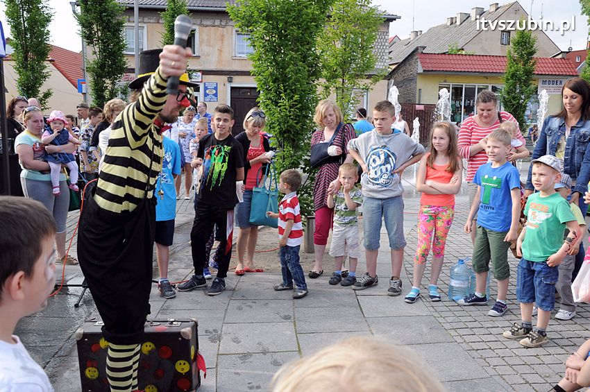 Dzień Dziecka na szubińskim rynku