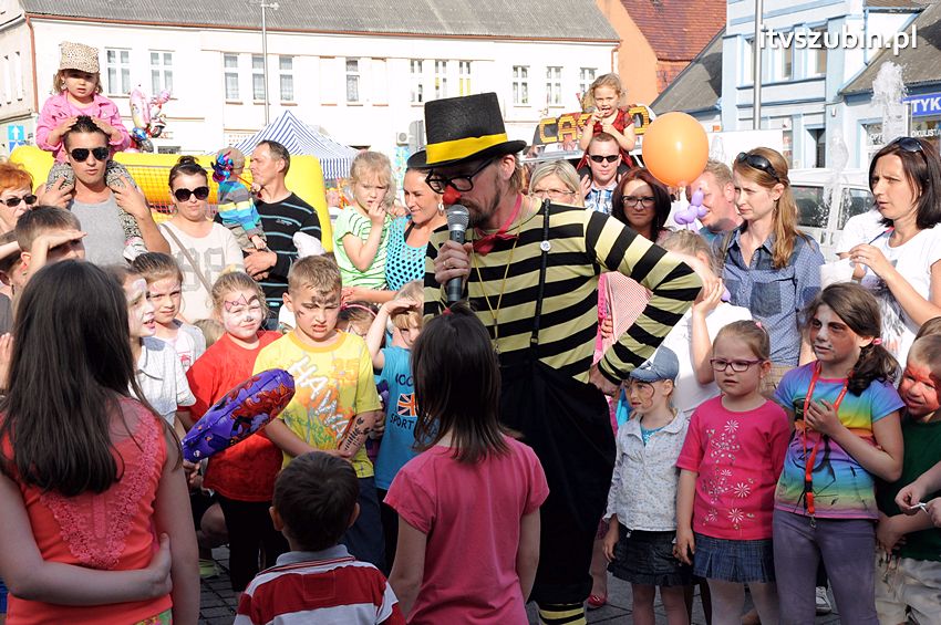Dzień Dziecka na szubińskim rynku