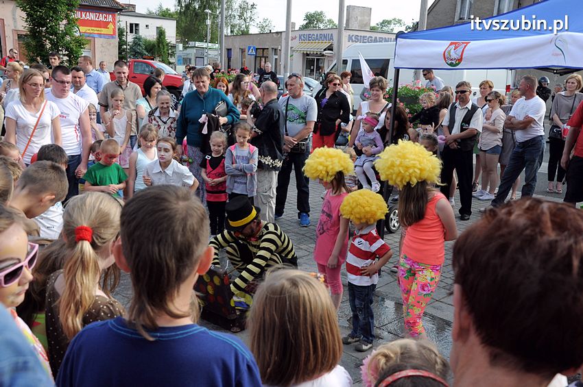 Dzień Dziecka na szubińskim rynku