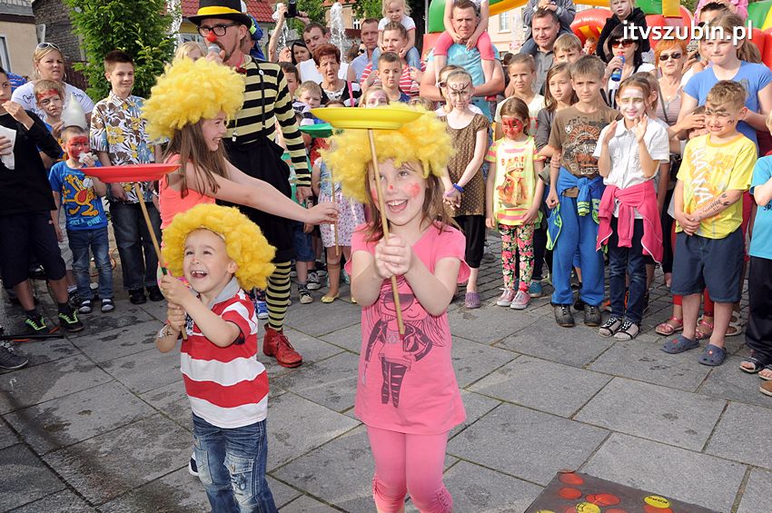 Dzień Dziecka na szubińskim rynku