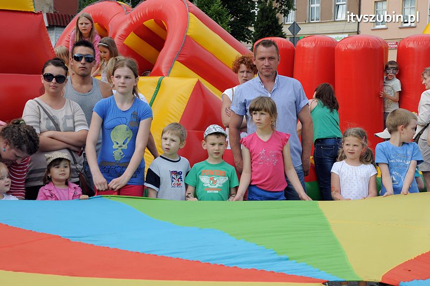 Dzień Dziecka na szubińskim rynku