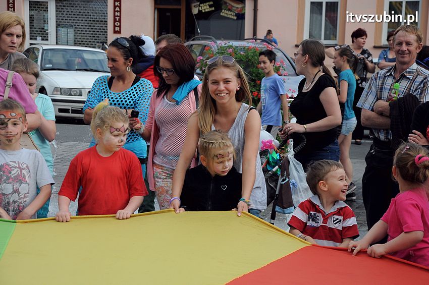 Dzień Dziecka na szubińskim rynku
