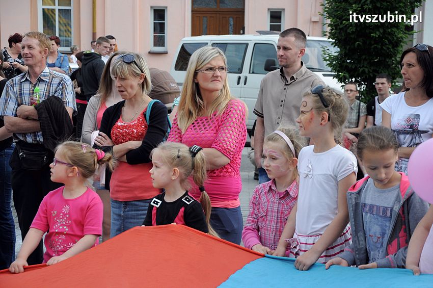 Dzień Dziecka na szubińskim rynku