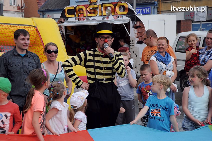Dzień Dziecka na szubińskim rynku