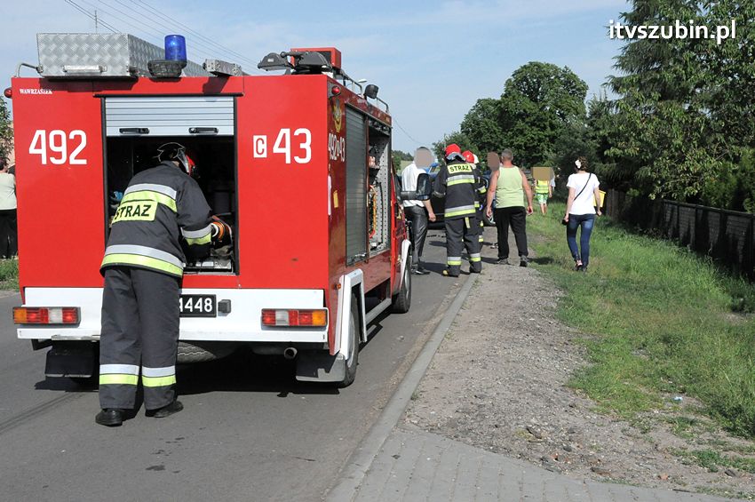 Zderzenie dwóch samochodów osobowych w Turze