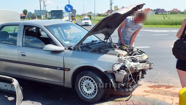 Zderzenie samochodów na obwodnicy Nakła nad Notecią