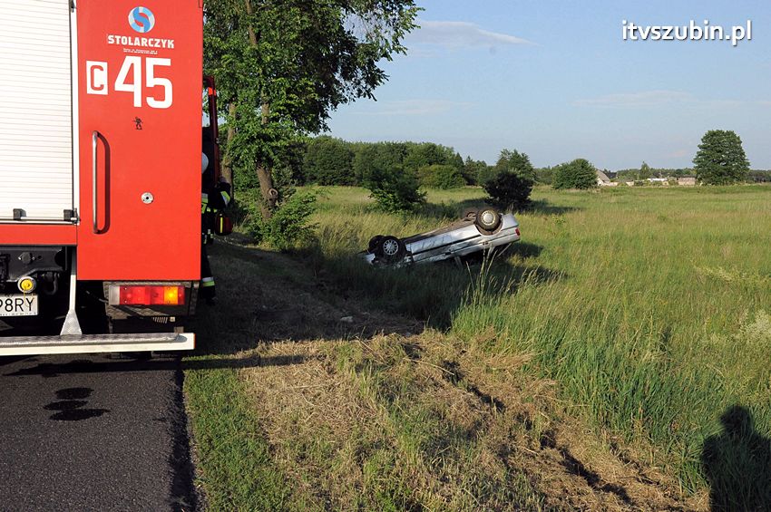 Dachowanie osobówki na krajowej piątce
