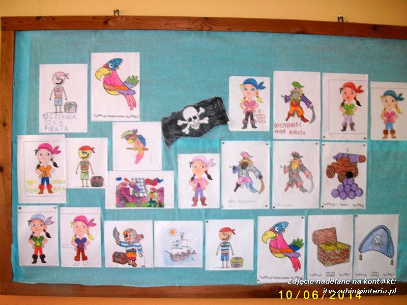 Dzień Pirata ? impreza czytelnicza w Zespole Szkół w Kowalewie