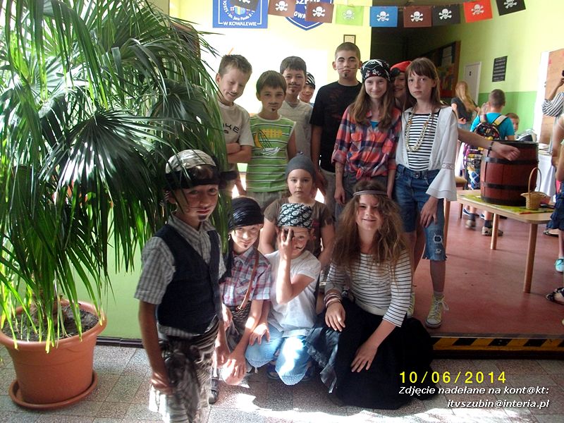 Dzień Pirata ? impreza czytelnicza w Zespole Szkół w Kowalewie