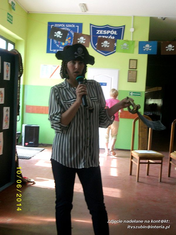 Dzień Pirata ? impreza czytelnicza w Zespole Szkół w Kowalewie