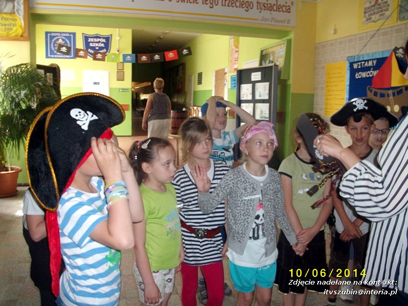 Dzień Pirata ? impreza czytelnicza w Zespole Szkół w Kowalewie