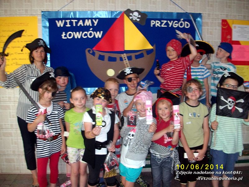 Dzień Pirata ? impreza czytelnicza w Zespole Szkół w Kowalewie