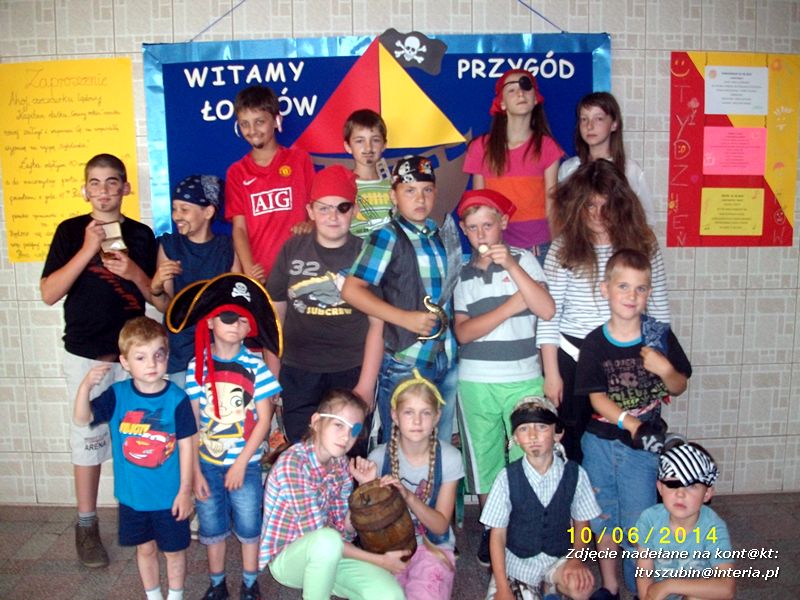 Dzień Pirata ? impreza czytelnicza w Zespole Szkół w Kowalewie