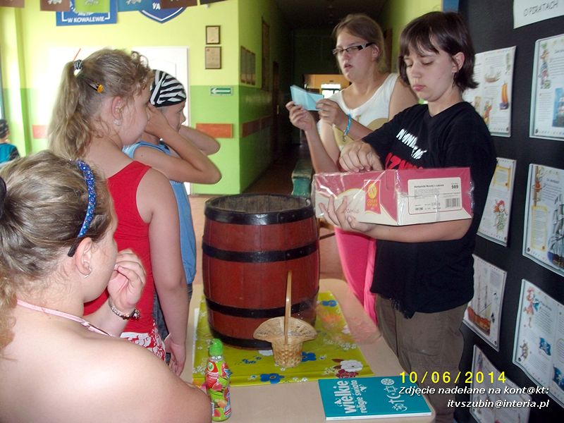 Dzień Pirata ? impreza czytelnicza w Zespole Szkół w Kowalewie