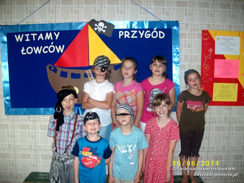 Dzień Pirata ? impreza czytelnicza w Zespole Szkół w Kowalewie