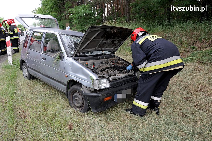 Dachowanie osobówki w Nowym Świecie