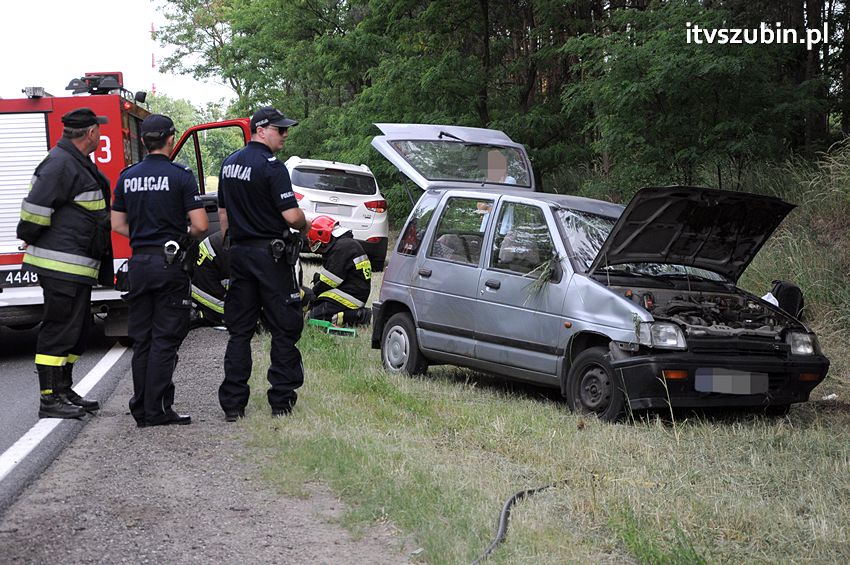 Dachowanie osobówki w Nowym Świecie