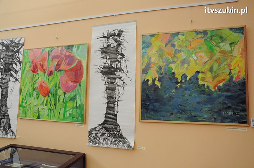 W Szubinie otwarto wystawę prac artystów zawodowych z Polski i Niemiec