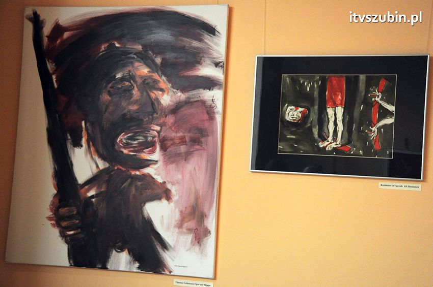 W Szubinie otwarto wystawę prac artystów zawodowych z Polski i Niemiec