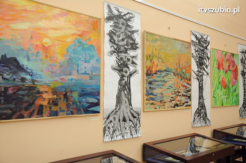 W Szubinie otwarto wystawę prac artystów zawodowych z Polski i Niemiec