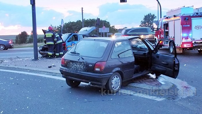 Wypadek na obwodnicy Nakła nad Notecią