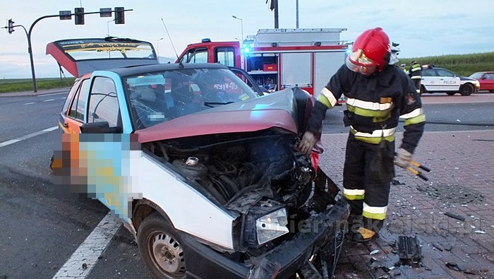 Wypadek na obwodnicy Nakła nad Notecią